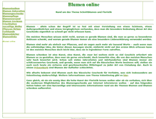 Tablet Screenshot of blumen-online-ratgeber.de